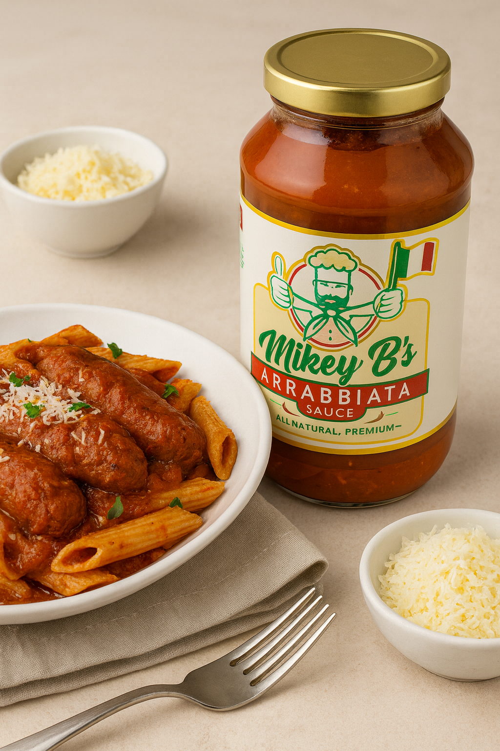 Mikey B's 32oz Arrabiata Sauce
